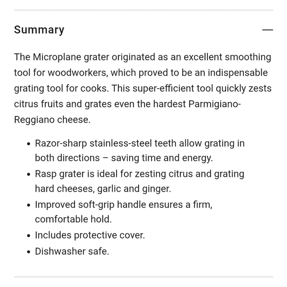 White Microplane Rasp Grater NEW - Picture 5 of 6